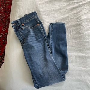 Madewell 10” high rise skinny jeans